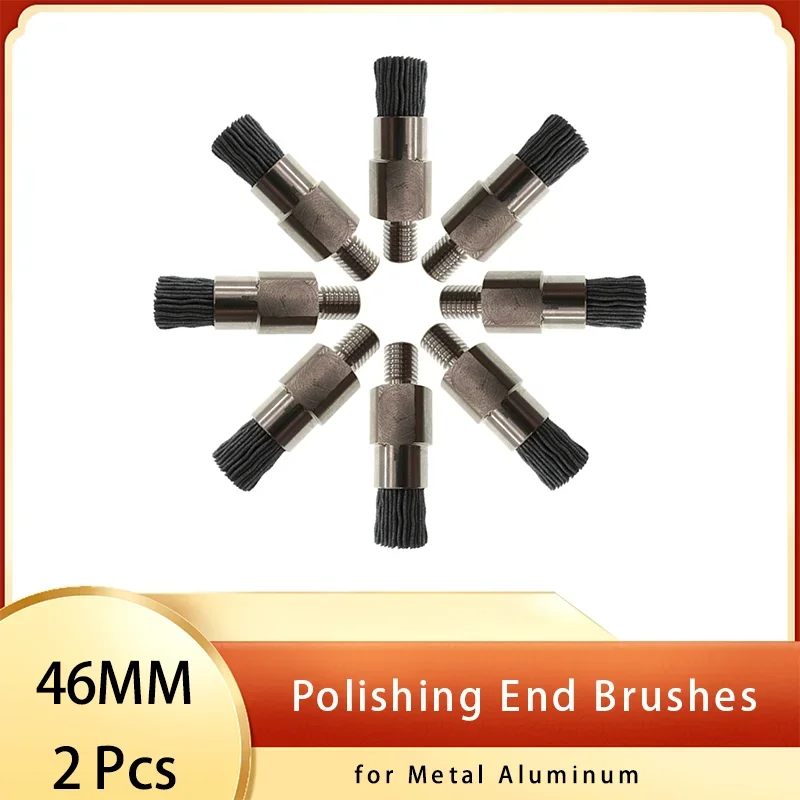 Deburring and Polishing End Brushes of Abrasive Nylon Filament for Surface Finishing Blind Holes Cleaning for Metal Aluminum