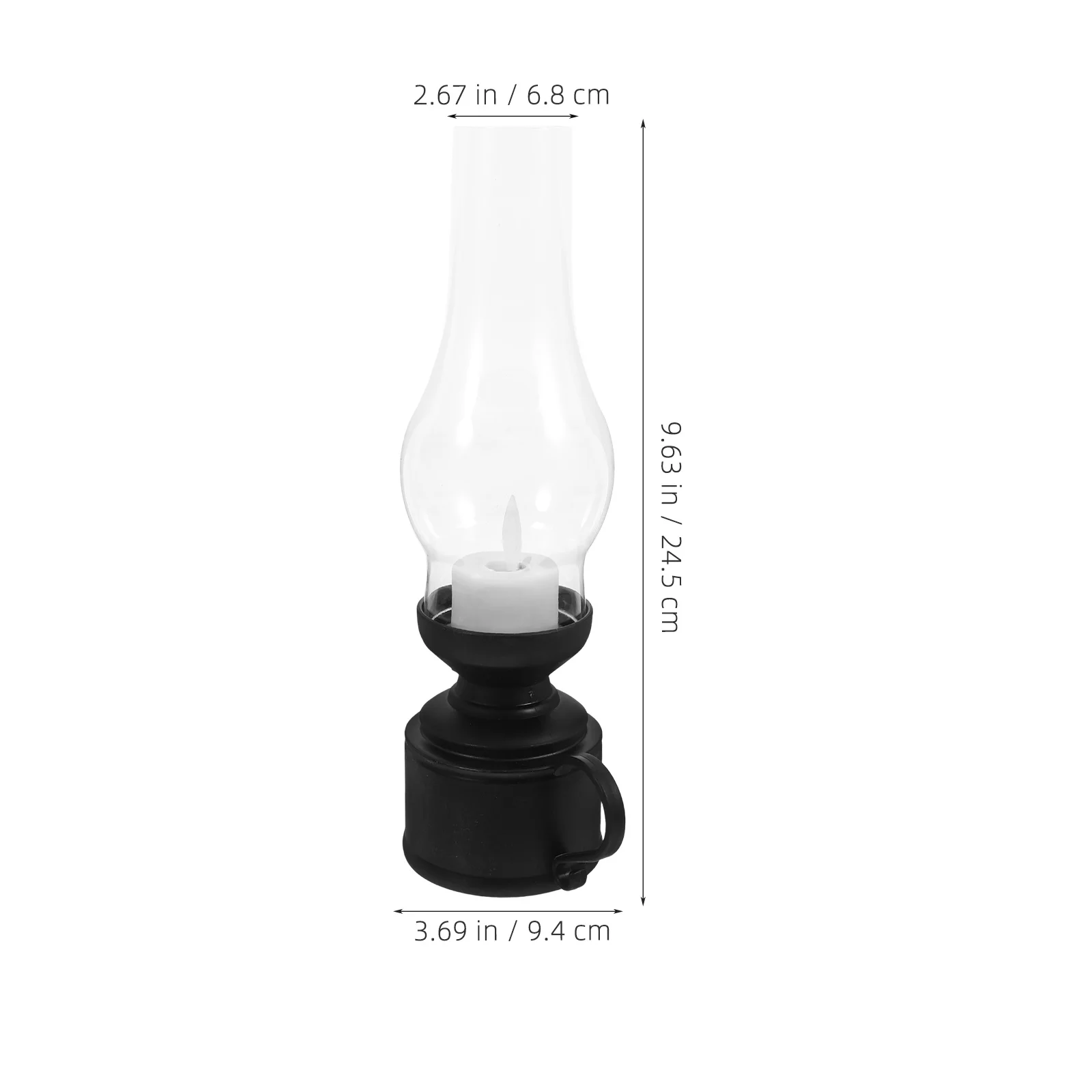 

Retro Lamp Decorative Flameless Light Pp Electronic Lamps For Indoor