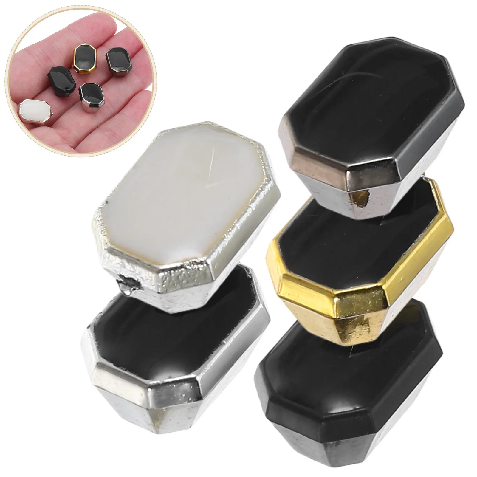 5Pcs Umbrella Button Cap Replacement Pole Fastening Top Screw Cap Long Handle Umbrella Repair Parts Automatic Manual Opening
