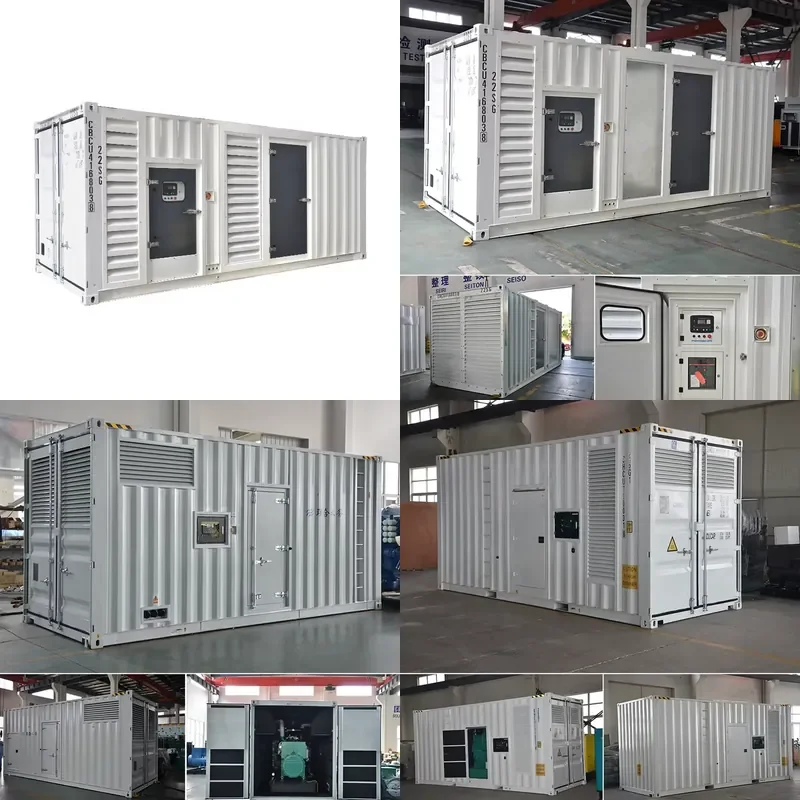 KTA38-G4 1 Megawatt Silent Generator 1.25 MVA 1250KVA 60Hz with High Power Good Performance Set