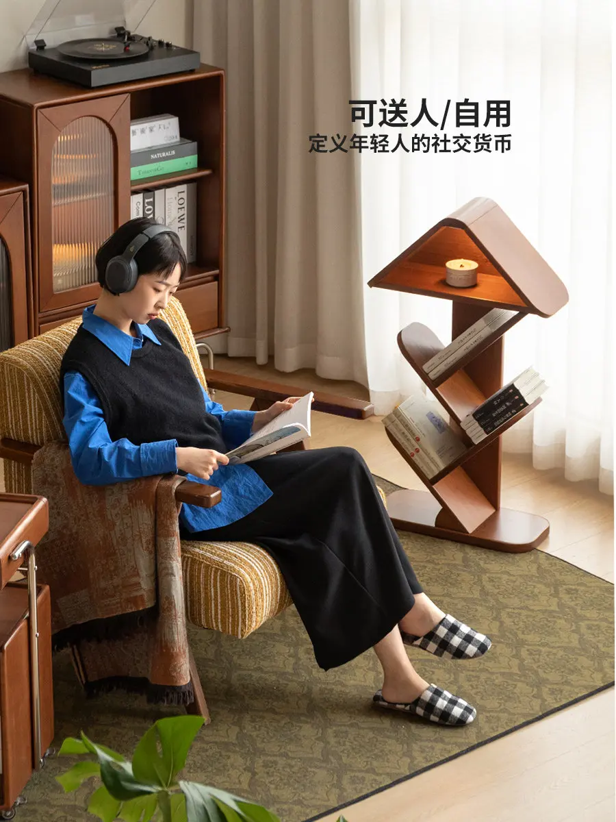 

Роскошные элегантные журнальные стойки в винтажном стиле, напольные, для офиса, модель ZY40ZZJ