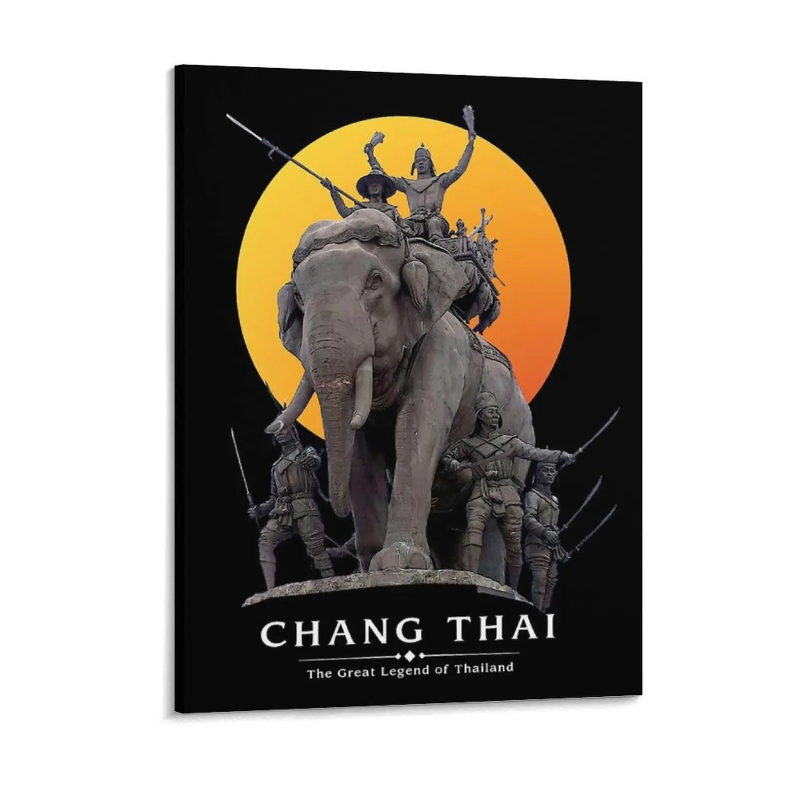 Chang Thai Canvas Painting Party Kitchen Designing Wall Cave Print Framed Wall Painting
