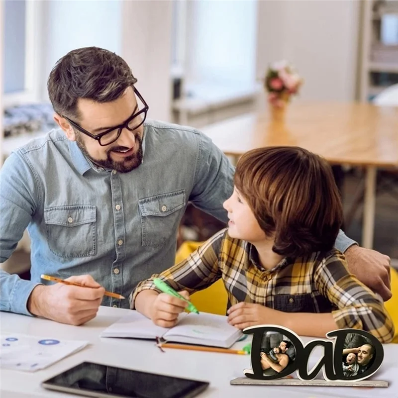 

A19F-оправа для фотографий ко Дню отца в форме буквы, фоторамка для отца, семейный дисплей на столе, подарок на день отца