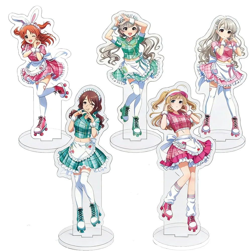 

STER CINDERELLA GIRLS Acrylic Standing Sign Girl Cute School Idol Game Desktop Decor Figurine Model Toys Cartoon Birthday Gift