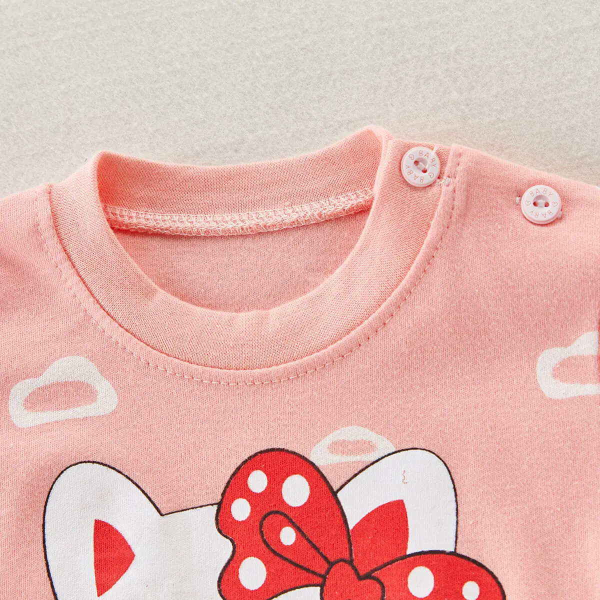 hibobi 2-piece Children's Clothing Children's Underwear Set Baby Girl's Autumn Clothes Long Pants Pajamas Home Clothes