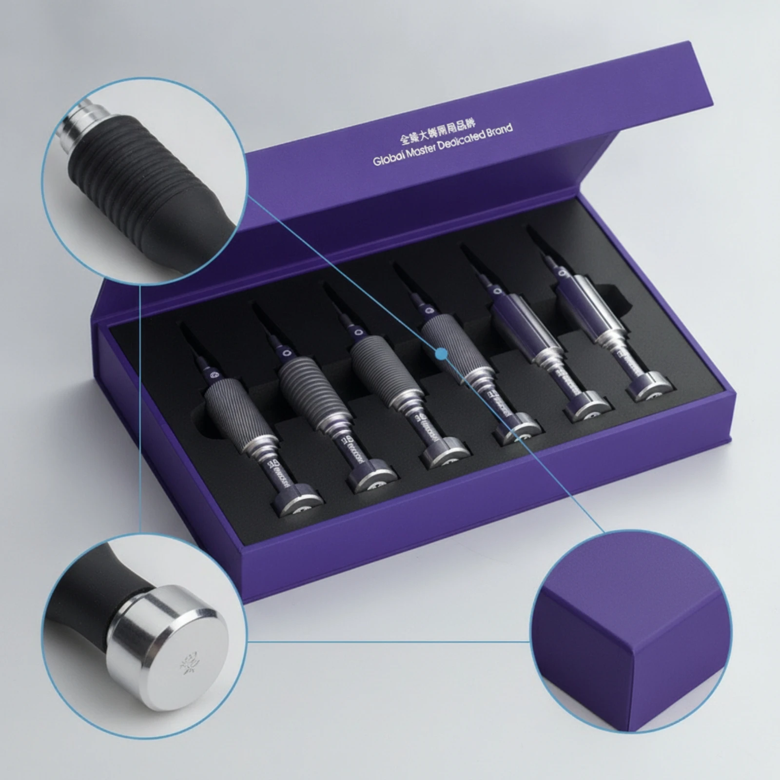6 Pieces Precision Screwdriver Set Compact Tool Kit Screwdrivers Professional Tools Sturdy for Technicians