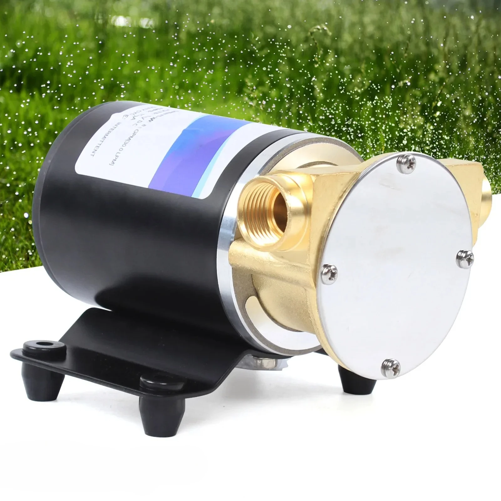 

#For 12V 20 PSI Washdown Deck Wash Pump KIT for Caravan Rv Boat Marine Stainless*
