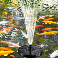 Solar - Powered Floating Fountain Pumps In 13cm, 16cm, 18cm Sizes: Ideal For Bird Baths, Garden Pools & Pond Decor