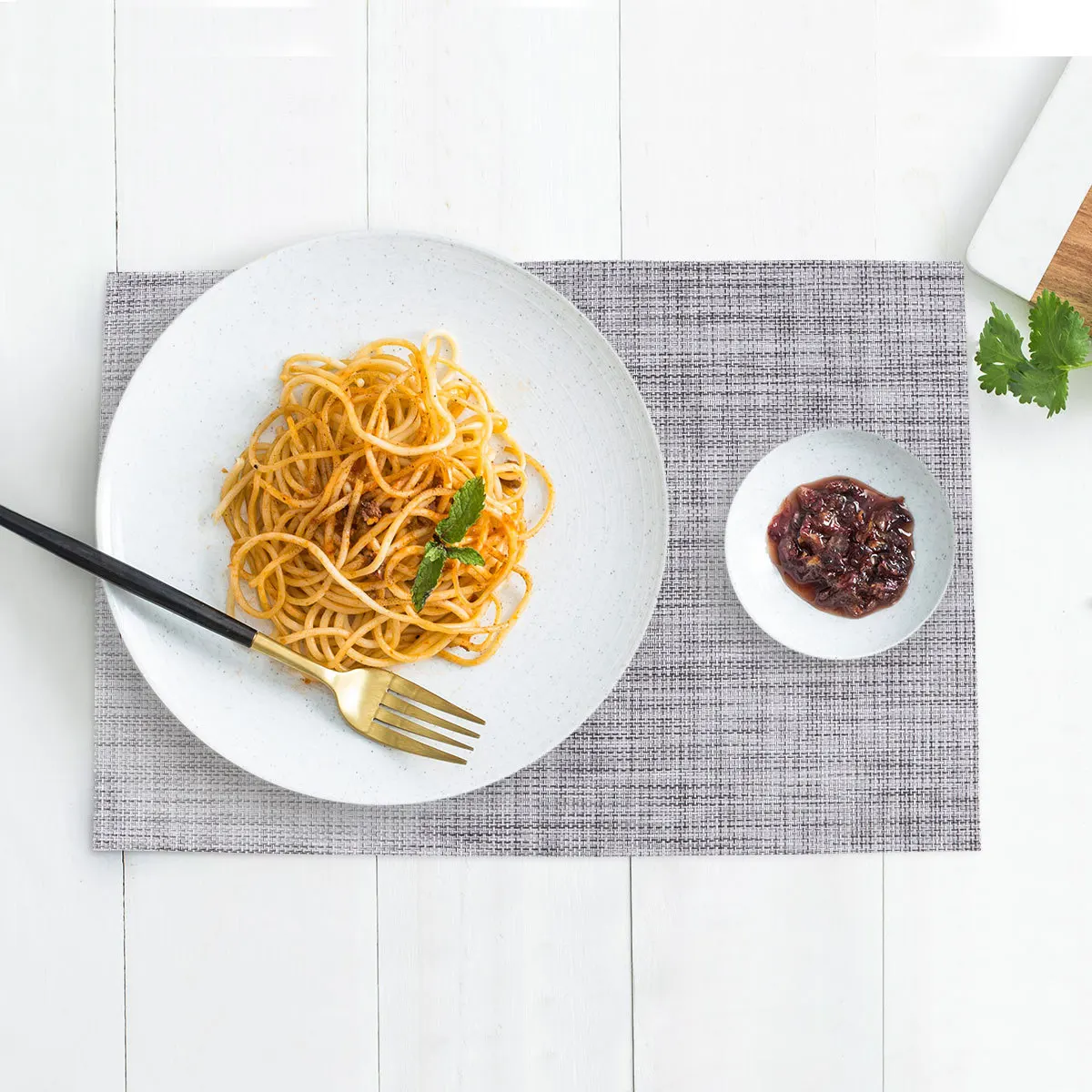 

6pcs Pvc Heat Insulated Table Mat 30X45Cm Grey Rectangle Skid Resistance Dish Bowl Protector For Home Hotel Restaurant Pvc