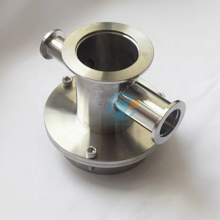Water Cold Vacuum Sealing Assembly Flange for Quartz / Alumina Tube with KF Ports KF16 KF25 KF40 KF50