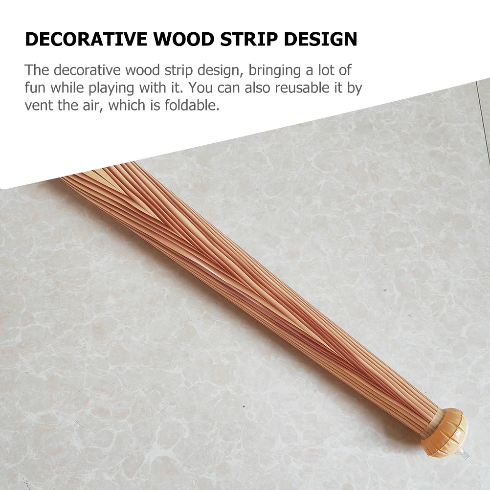 3 Pcs Inflatable Baseball Bat Creative Toddler Object Bats Toys for Boys Decoration Guitar Props Cheering Stick