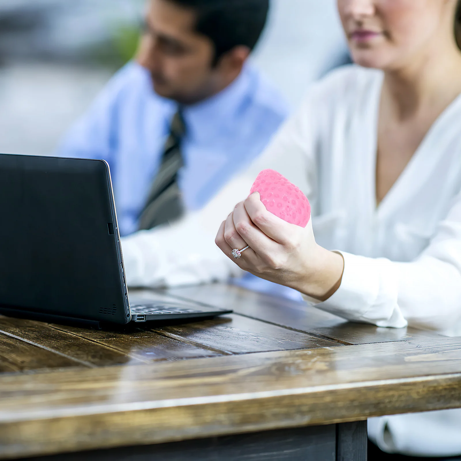 3 pezzi realistici fragola squishy elastico spremere agitarsi sensoriale antistress morbido silicone rilassamento home office compleanno