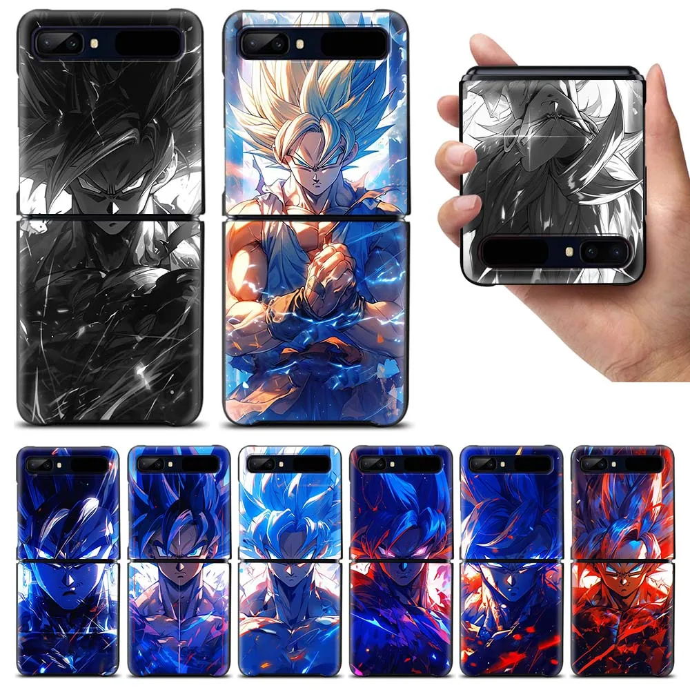 

Anime Retro D-Dragones B-Balls Cover Phone Case For Samsung Galaxy Z Flip 3 4 5 6 7 5G Shockproof Mobile Black Hard Shell