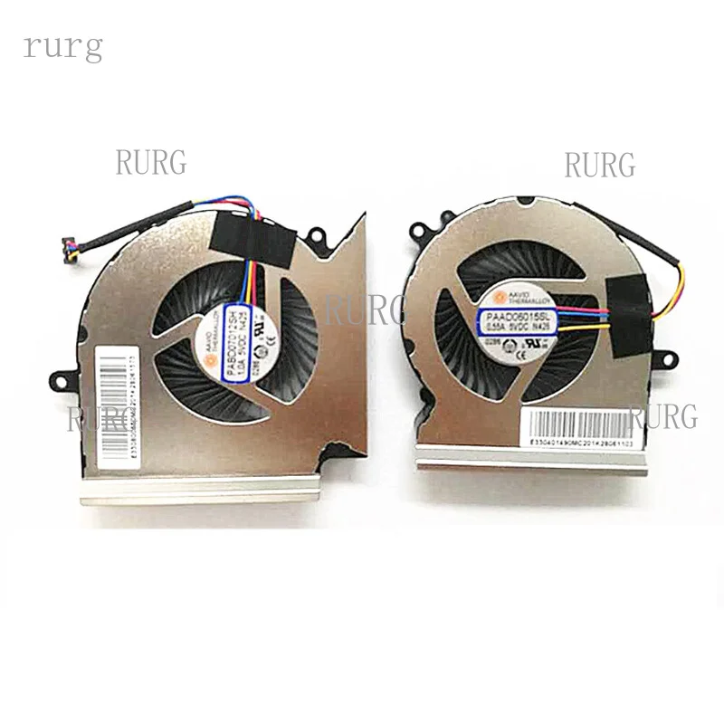 R+ pour MSI GL65 GE65 GP65 WE65, ventilateur CPU, ventilateur GPU