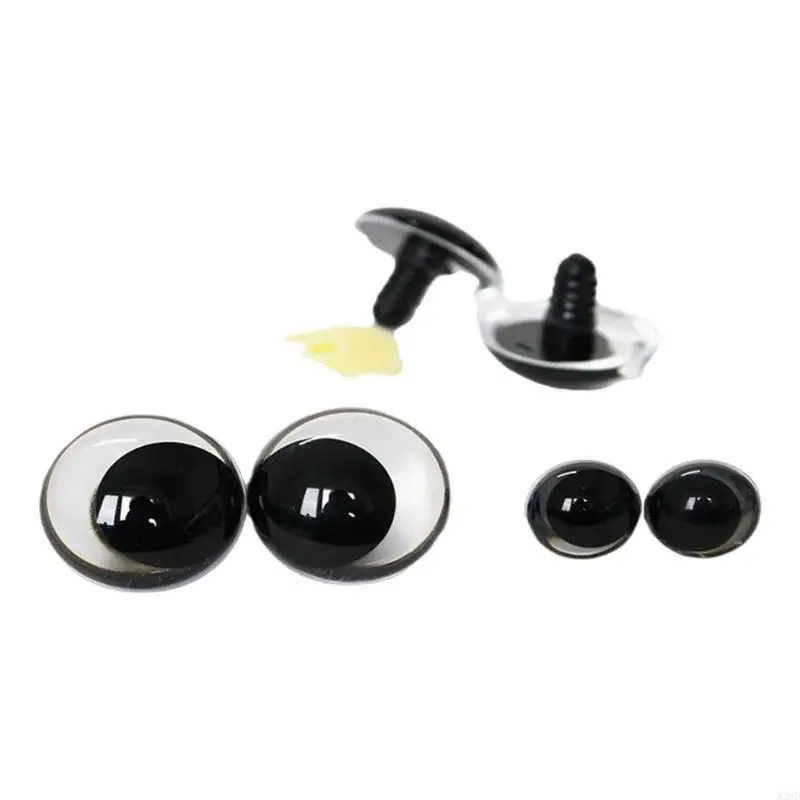 J2HD 10X Eyes artificiels professionnels Plats-yeux avec remplacement l'œil poupée à recherche naturelle pour