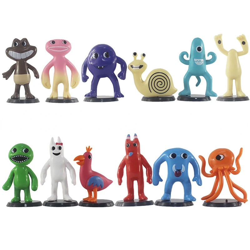 

12Pcs Cartoon Garden of Banban Anime Figure Doll Toys Game Action Figure Green Jumbo Josh Monster Children Birthday Gifts