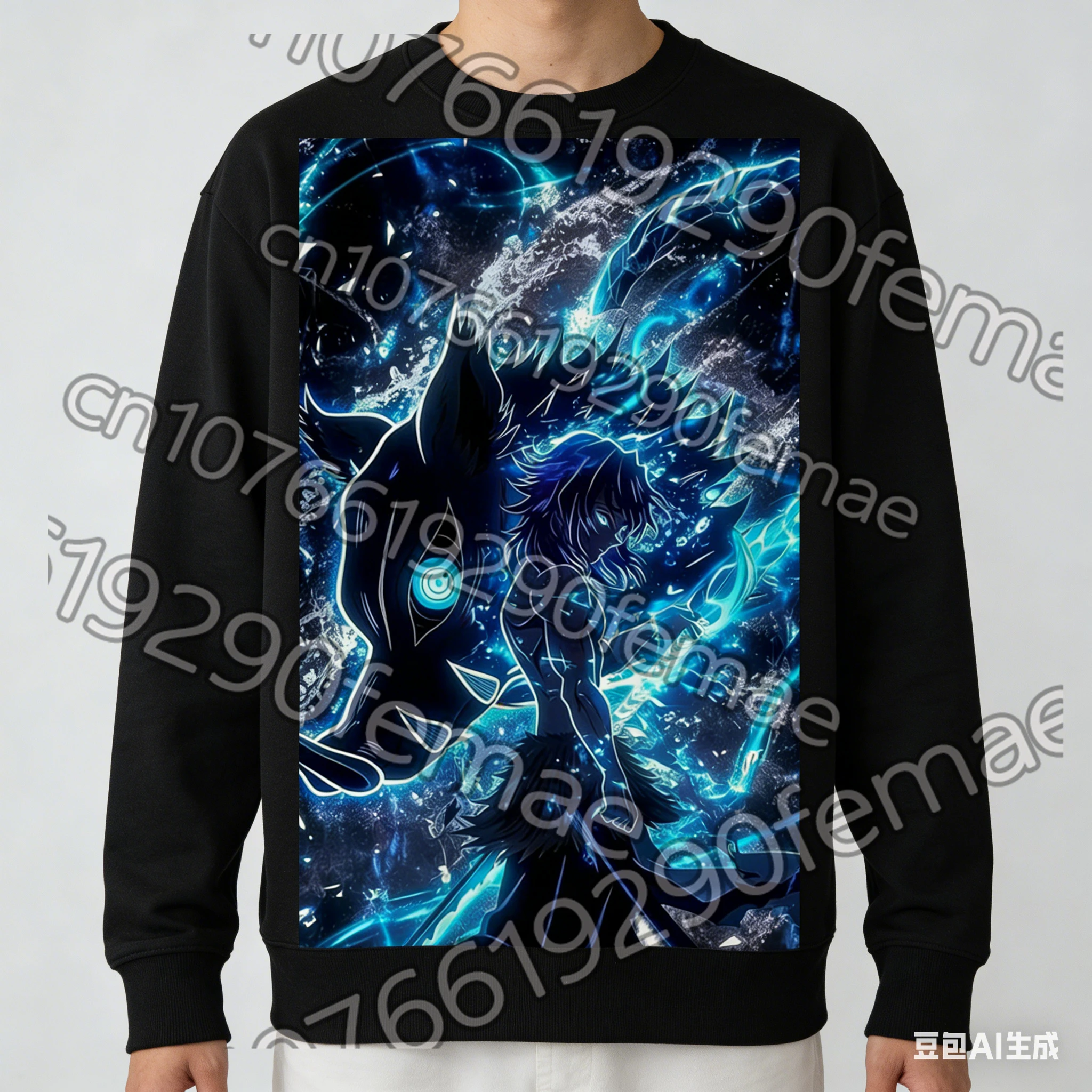 

Hot Anime Demon Slayer2026 Spring Autumn Winter Sweatshirt, Full Size Range for Adults & Kids,Round Neck Print Long Sleeve Shirt