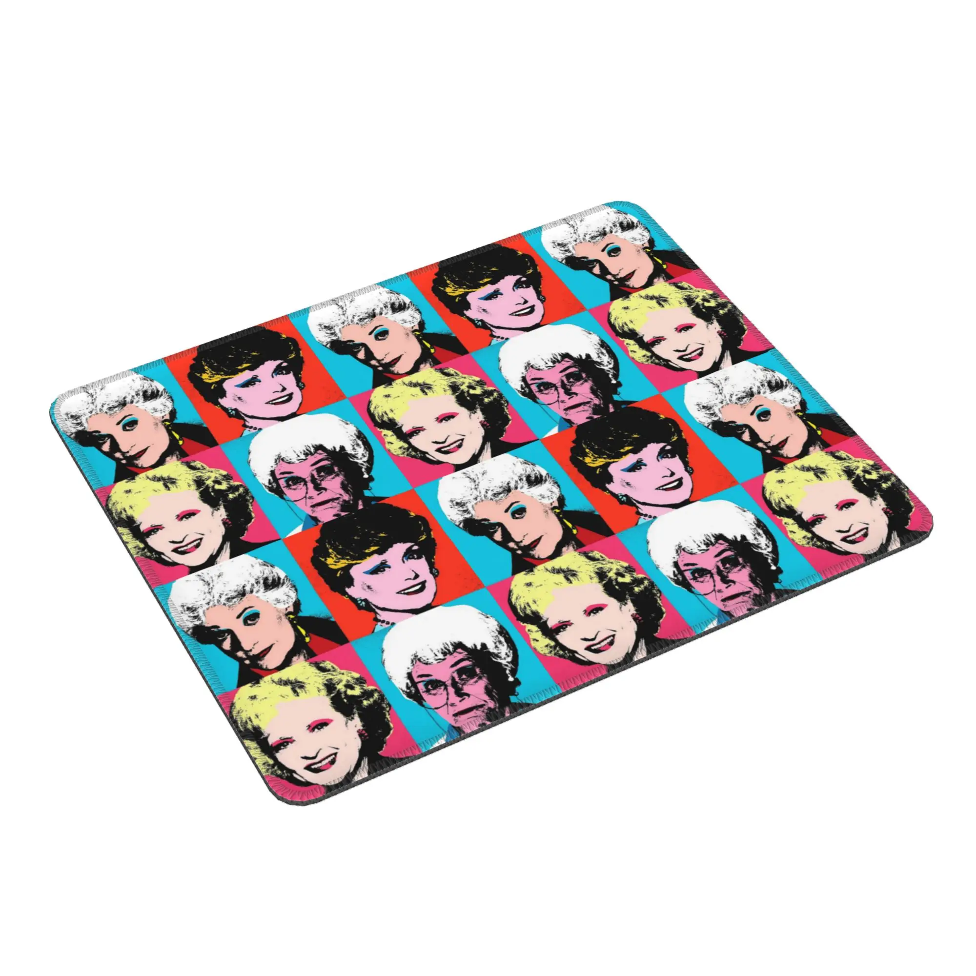 

Golden Warhol Girl Mouse Pad Computer Keyboard Mouse Mat Gaming PC Laptop Desk Mat Office Accessories Table Mats