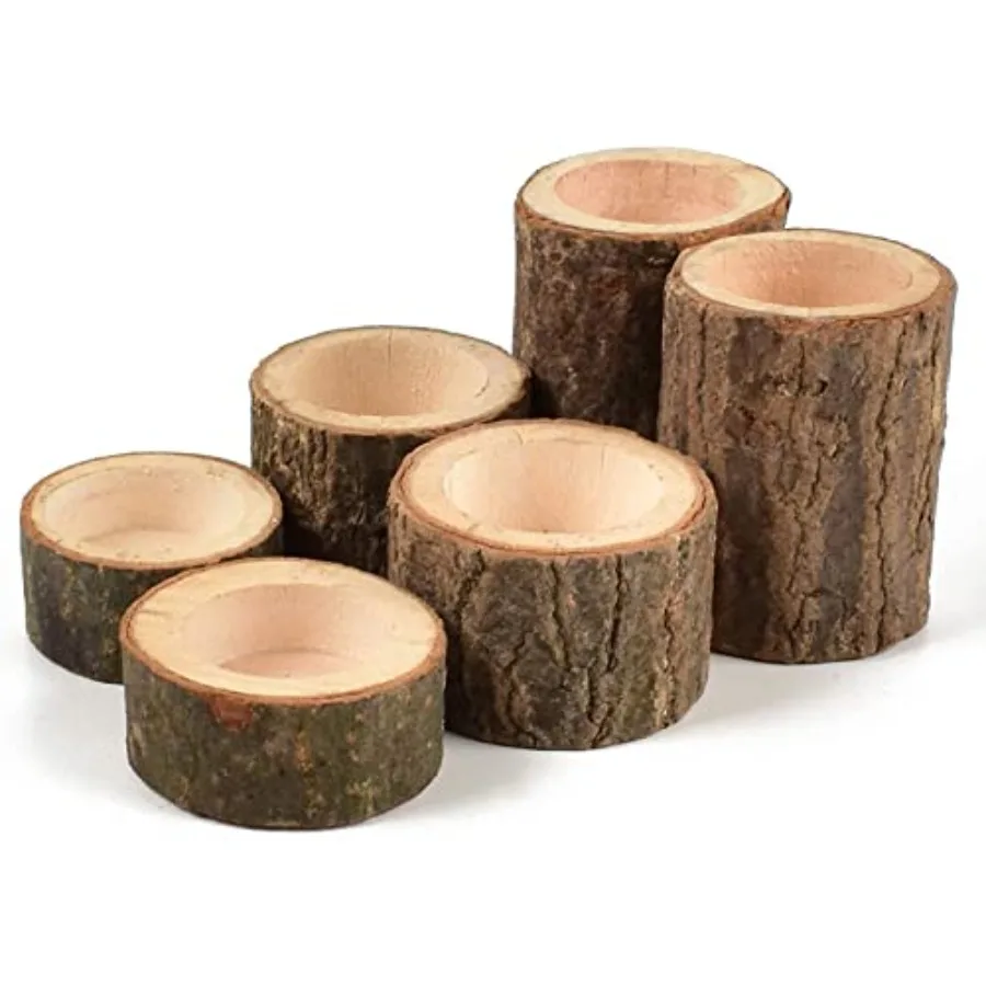 Personalized Wooden Tea Light Candle Holders