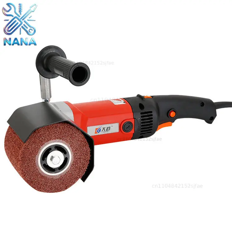 Stainless steel metal wire drawing machine Small portable industrial grade polishing machine Electric speed regulation
