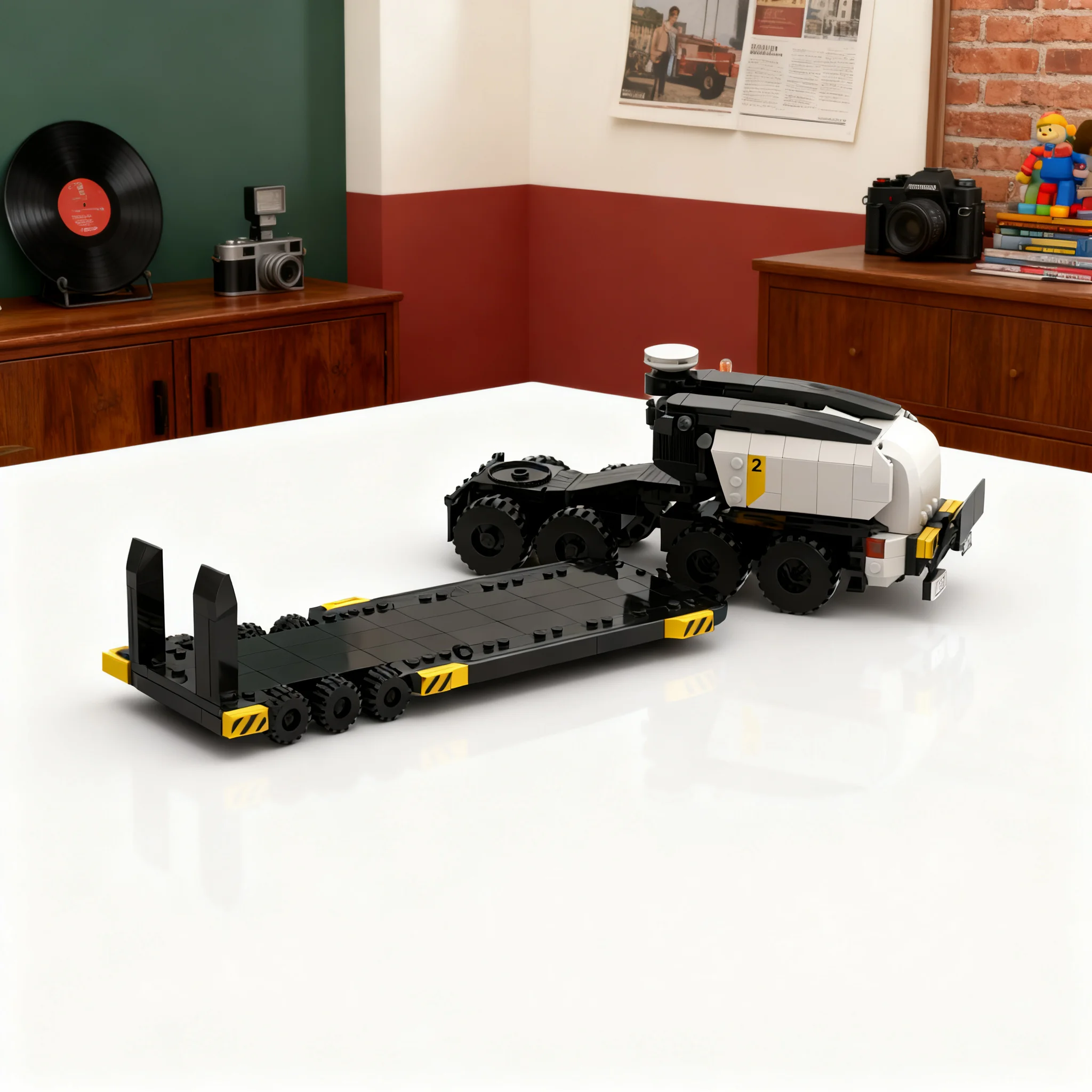 613 pièces MOC Véhicule de transport de chars futuriste SHINIGAMI Concept Modèle de construction Jouet d'architecture Cadeaux d'anniversaire Idée de briques