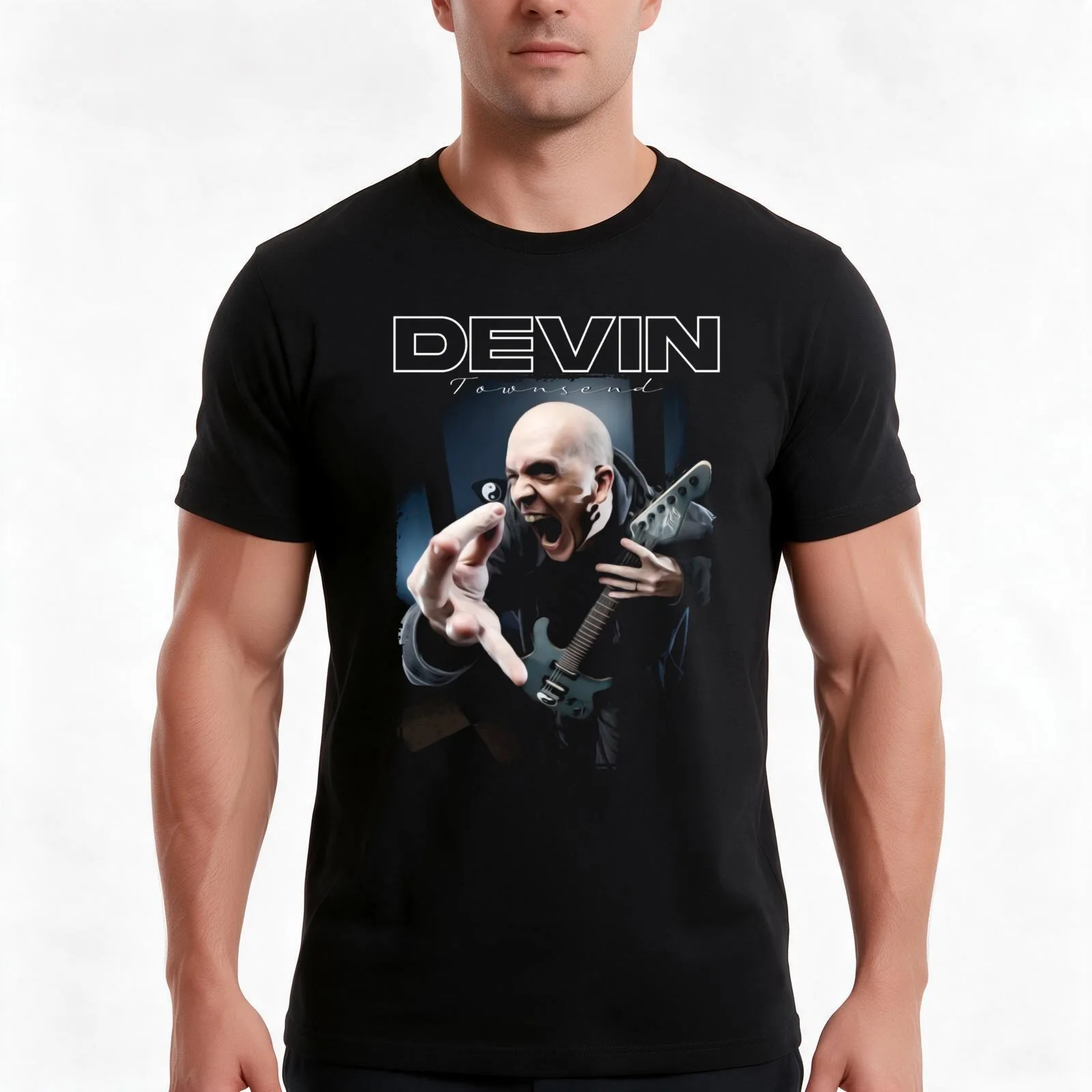 DEVIN TOWNSEND PROJECT (1) T-Shirt, Summer Casual Cotton Tee, Oversized Streetwear Tops, Vintage Graphic Print, Unisex Men Women