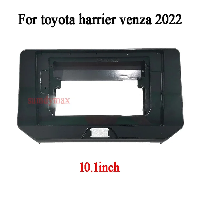 2 Din 10.1Inch Car Radio Installation DVD GPS Mp5 ABS PC Plastic Fascia Plane Frame for Toyota harrier venza 2021 2022 Dash Kit