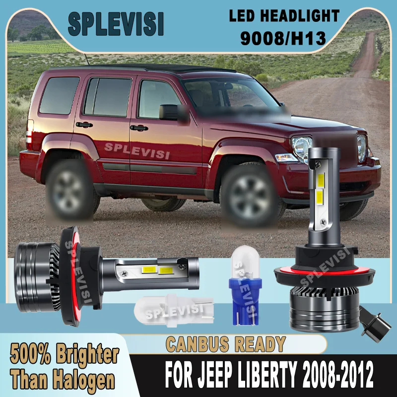 

reliable performance 2-Year Warranty Service Clear Night Visibility 9008 LED HEADLIGHT For Jeep Liberty 2008 2009 2010 2011 2012