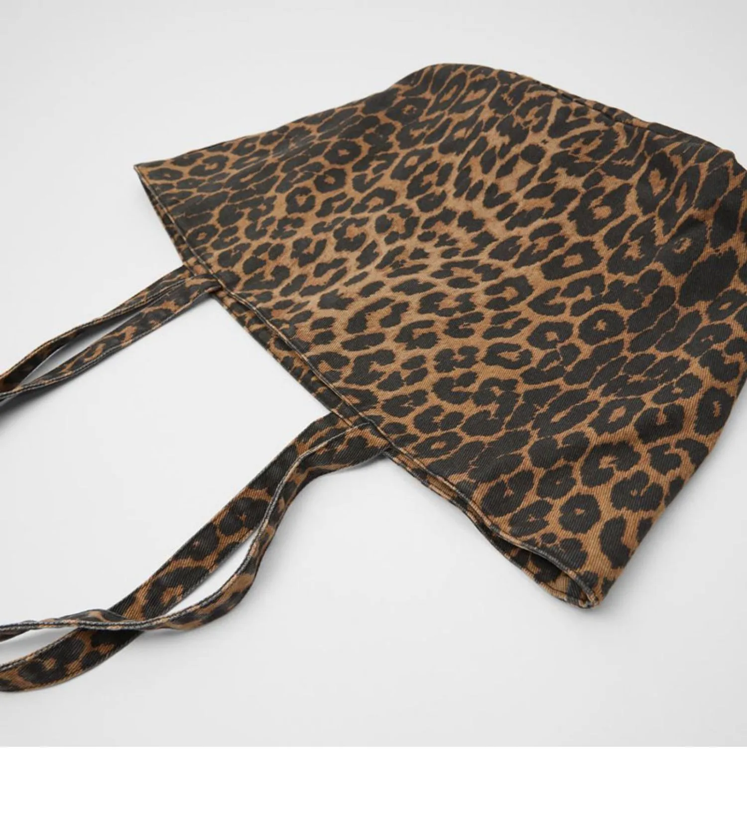 Luxo Leopard Tote Handbag, SAC A PRINCIPAL TOTES, Outono e Inverno, 2022