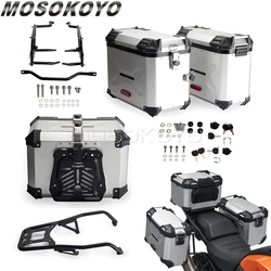 Aluminum Motorcycle Tail Box Top Rear Luggage Tool Large Capacity Side Luggage Case for Harley Pan America 1250 RA1250 S RA1250S