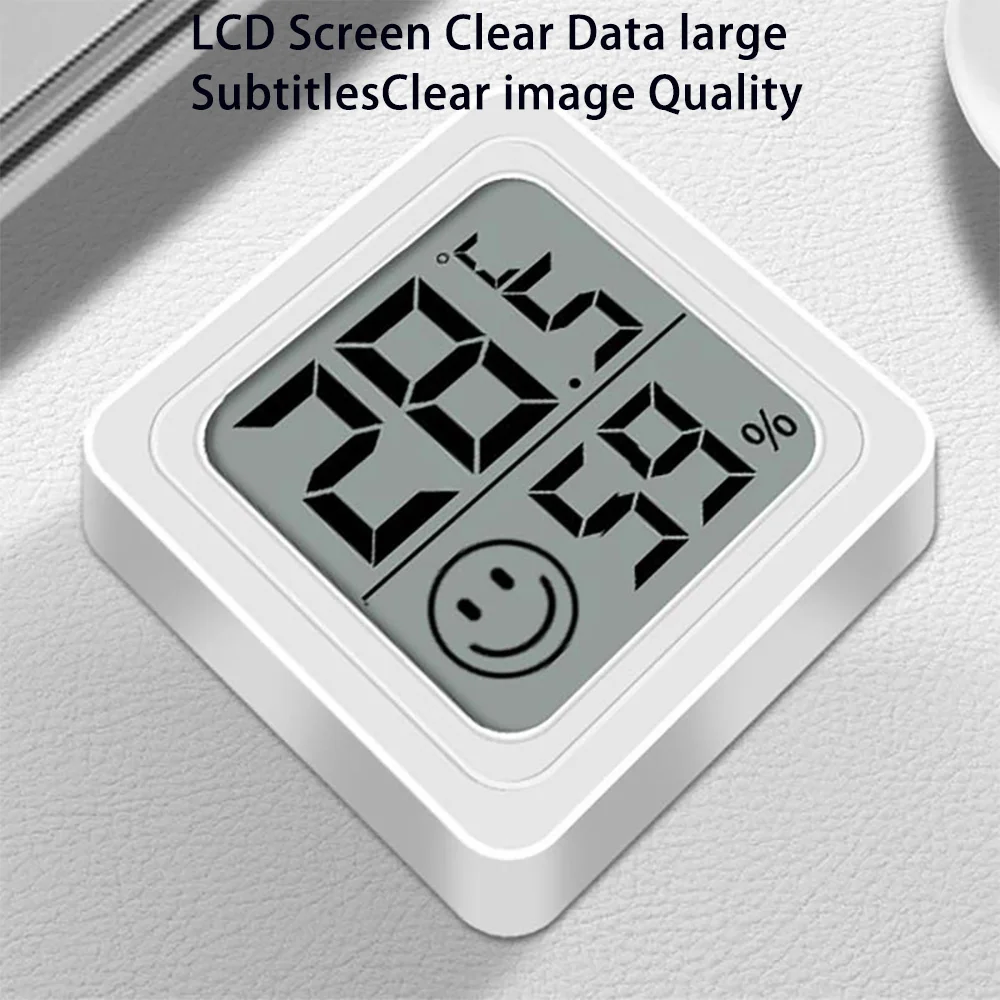 LCD Digital Thermometer Hygrometer Indoor Room Electronic Temperature Humidity Meter Sensor Gauge Weather Station For Home ﻿