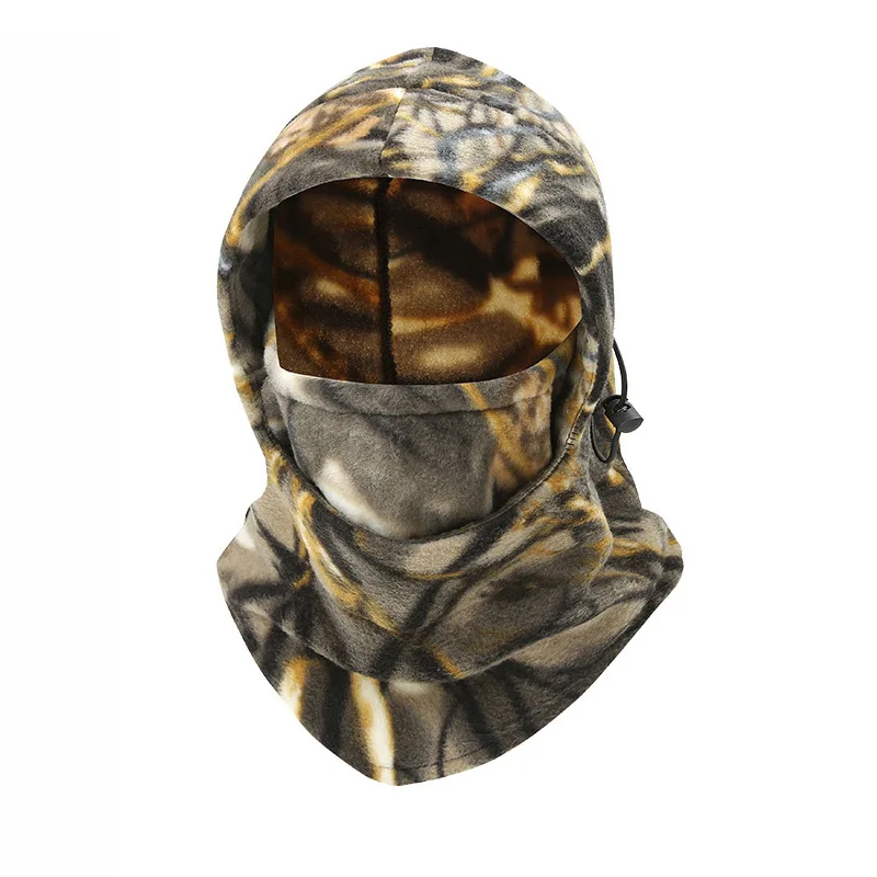 Military Tactical Fleece Hats Men Women Fleece Balaclava Face Mask Hunting Neck Warmer Cap Outdoor Sports Cycling Fishing Cap