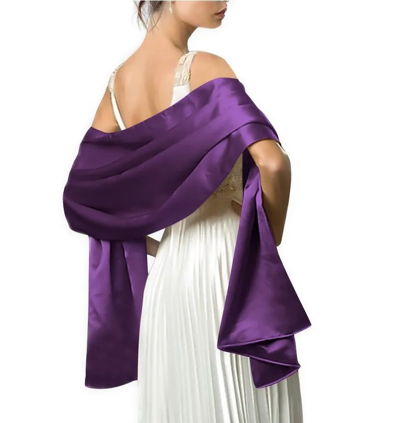 European and American scarf 2026 new model dress matching multi-color fashionable long shawl for performance, banquet, and party