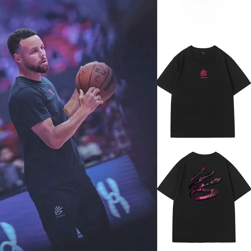 2025 Respect Tee Points ort Sve T-irt American Casual Baskeall Training Clothes Cotton round Ne Breathable