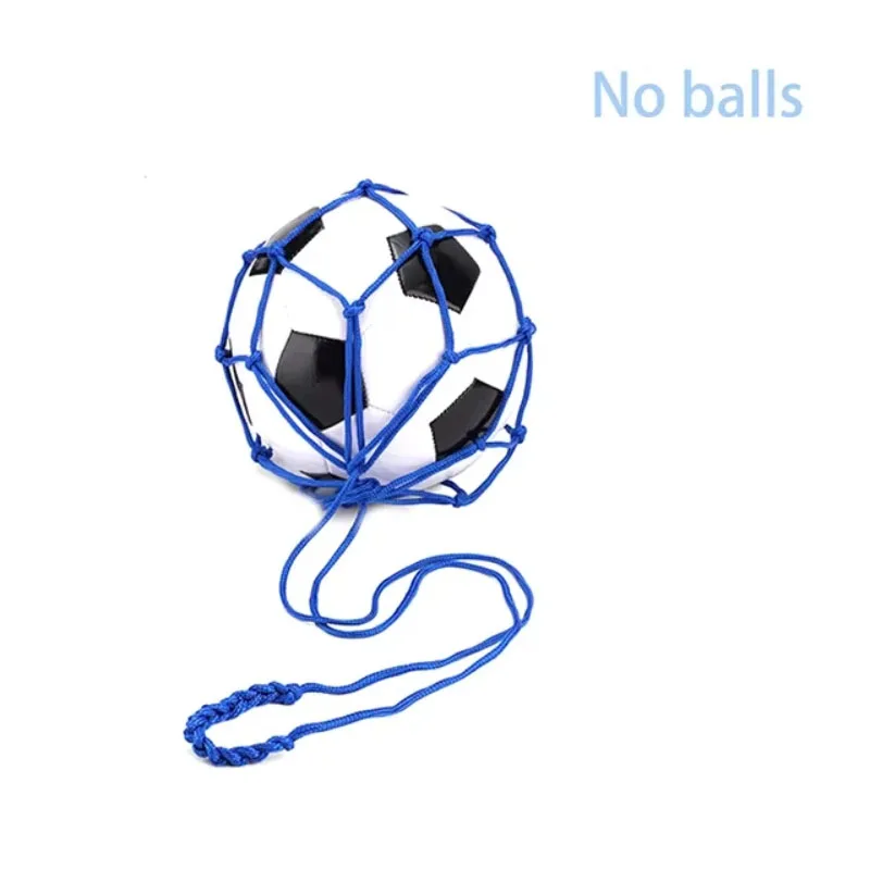 الشباب كرة القدم المدرب الذاتي ركلة صافي الجيب المهنية في الهواء الطلق الرياضة النايلون صافي كرة القدم كرة حمل حقيبة الصلبة شبكة كرة السلة حقيبة