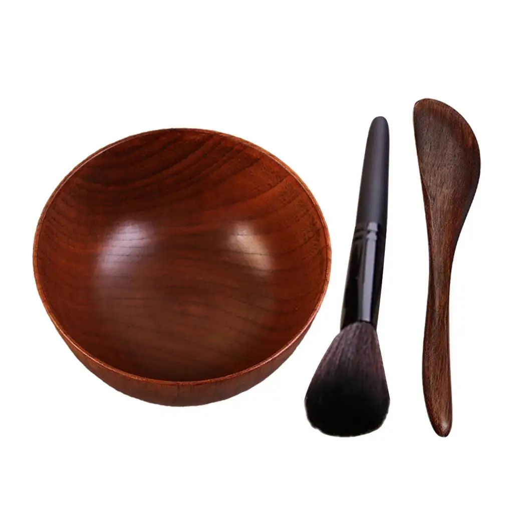 DIY Face Mask Mixing Bowl with Beauty Brush and Spatula Set for Home Spa and Aesthetic Care