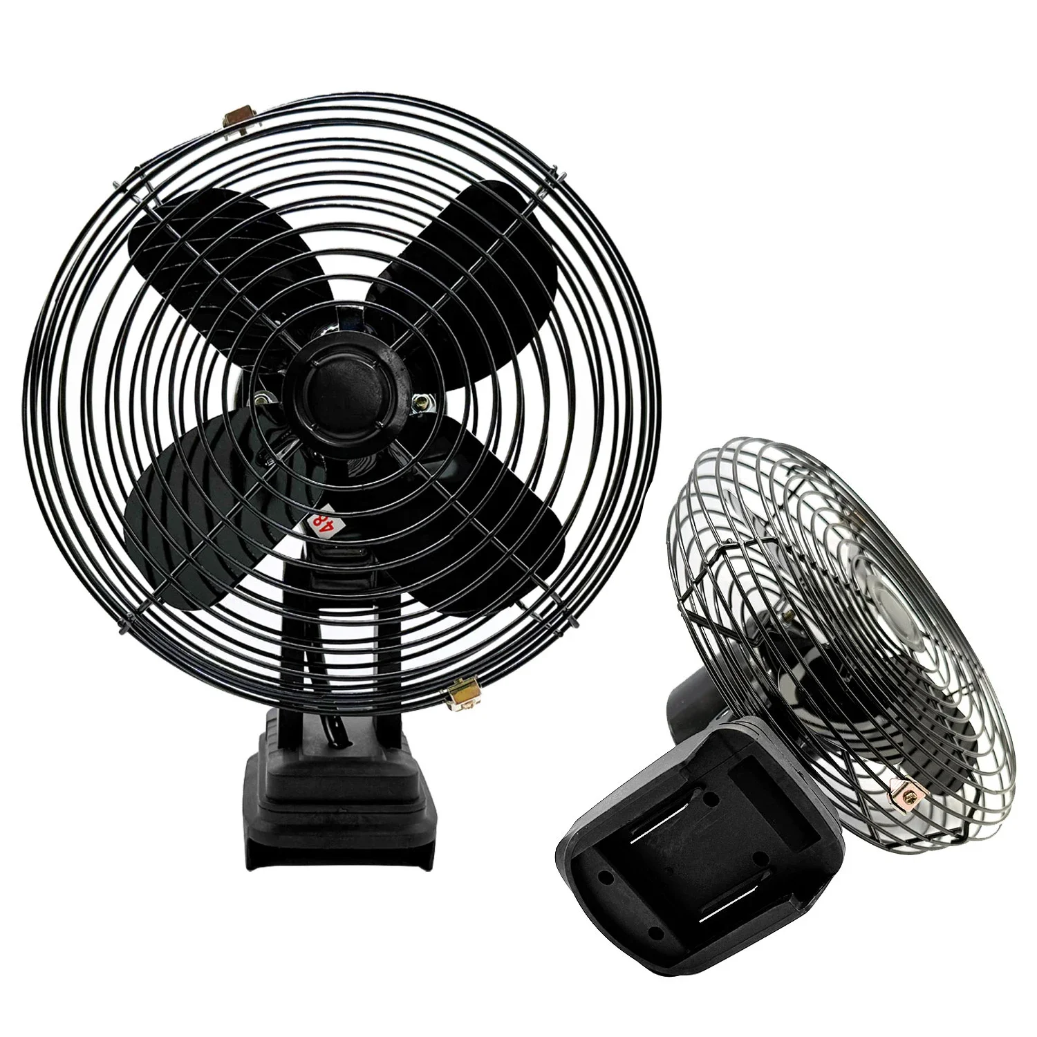 

Portable 8 Inch Outdoor Camping Fan with Two Speed Reversible Airflow for BL1830 BL1840 BL1850 Battery Powered