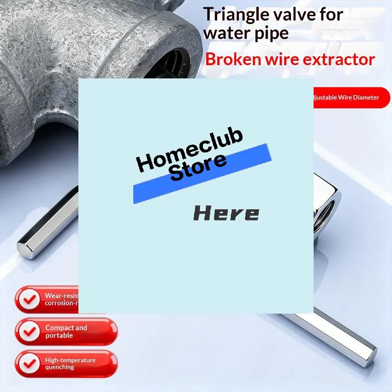 1Set Faucet Angle Valves Broken Wire Extractor Damage Screw Extractor Remover For Plumbing Maintenance Pipe Thread Extractors