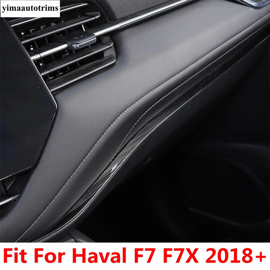 

Dashboard Strip / Head Light Lamp / Main Driving Glove Box Switch Cover Trim For Haval F7 F7X 2018 - 2022 Interior Accessories