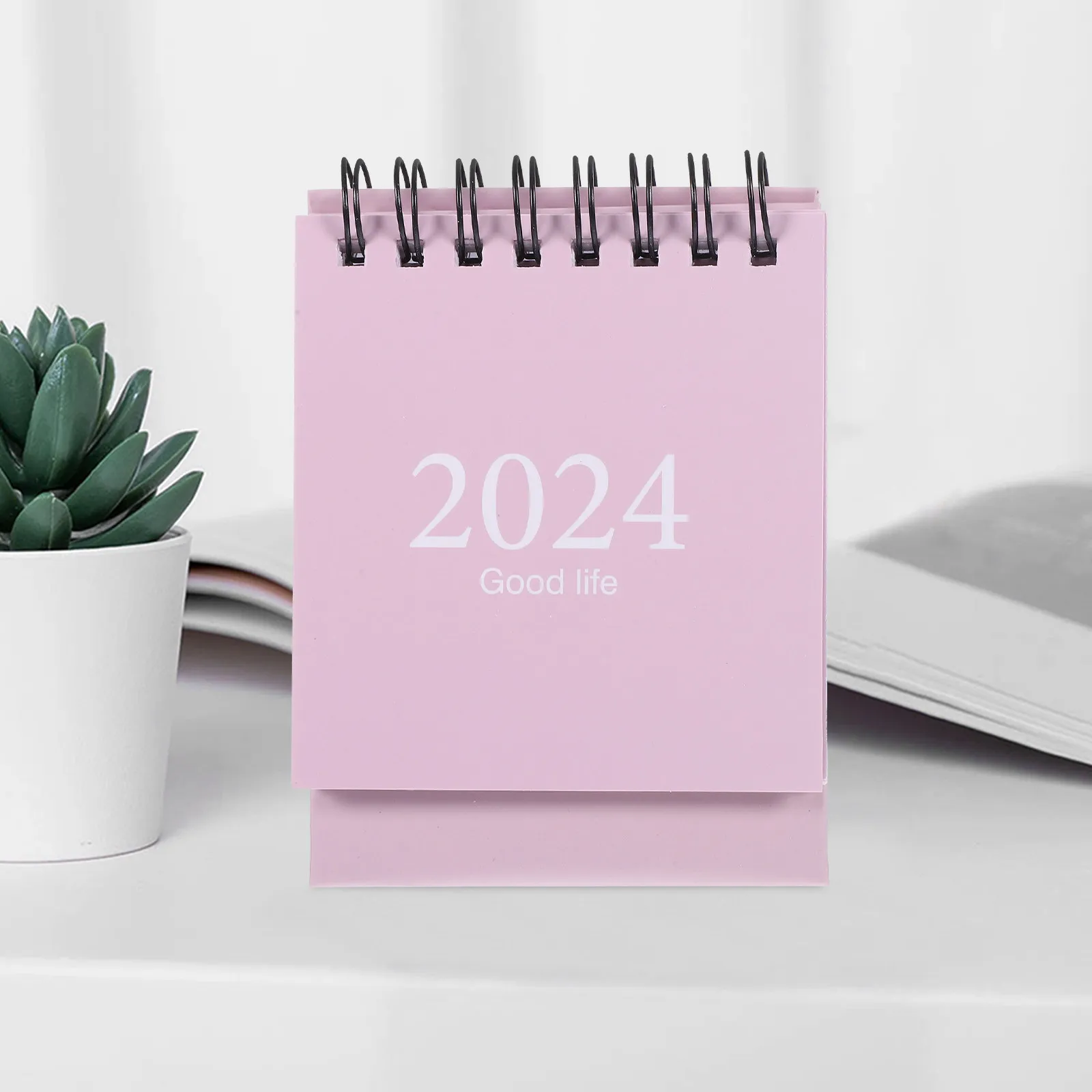 

Mini 2024 Desk Calendar Small Table Flip Calendar Monthly Memo Organizer Daily Schedule Planner Desktop Office Home