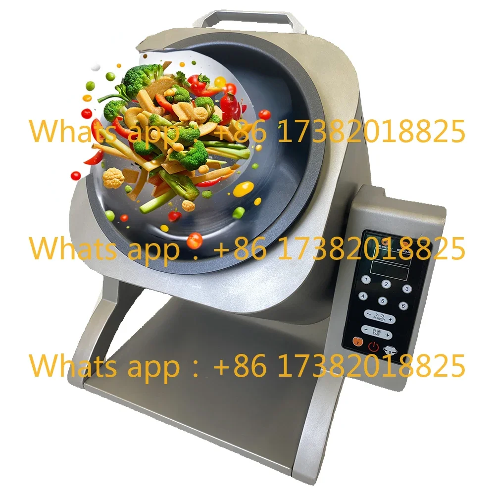 Automatic Cooking Machine Multi-function Stir-fry Machine with Non-stick Pot   Home Self-automatic Wok Machine Unit Factory 9L