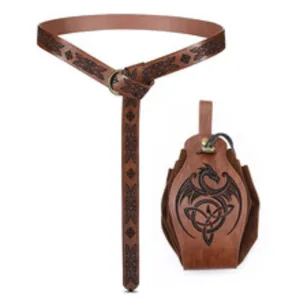 Tomb Raider Lara Croft Police Holster, Western Cowboy Belt, Cosplay Role Playing Props Acessórios, Novo, 2024 6 principais vendas cowboy coldre - №1