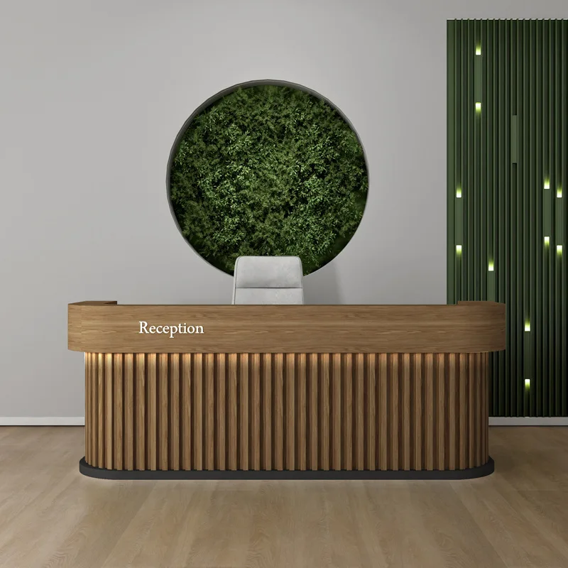 

Simple Beauty Salon Reception Desks Company Hotel Reception Desks French Retro Office Furniture Sportello Di Ricevimento YSJDT