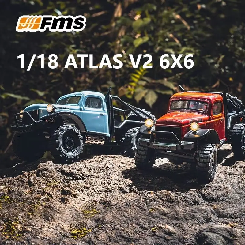 

Новый FMS 1/18 ATLAS V2 НОВЫЕ обновления радиоуправляемого внедорожника 6x6 6WD RTR автомобиль Подходит для любого дорожного восхождения Модель автомобиля Взрослые Детские игрушки