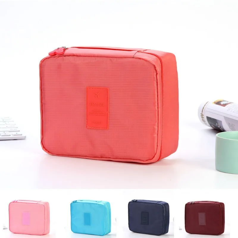 Korean Style Square Travel Storage Bag Portable Multifunctional Handheld Cosmetic Bag Toiletry Bag For Business Trip Travel