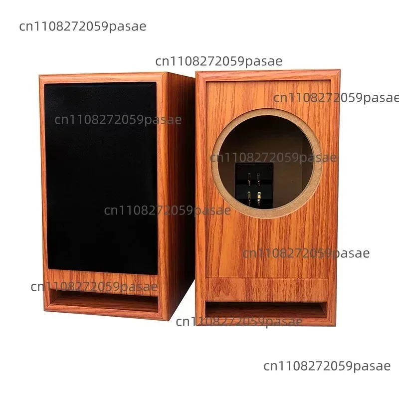 6.5 Inch Labyrinth Empty Speaker Box Full Frequency Coaxial Horn Wooden Housing DIY Audio Cabinet For Home And Car Use