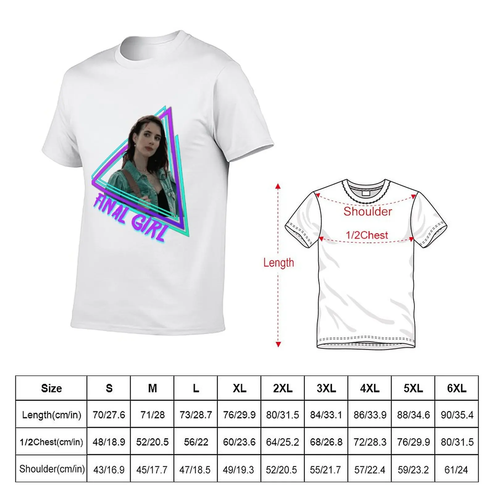 The Final Girl T-Shirt t shirts for man graphic vintage t shirt for man 100 percent cotton T-Shirt