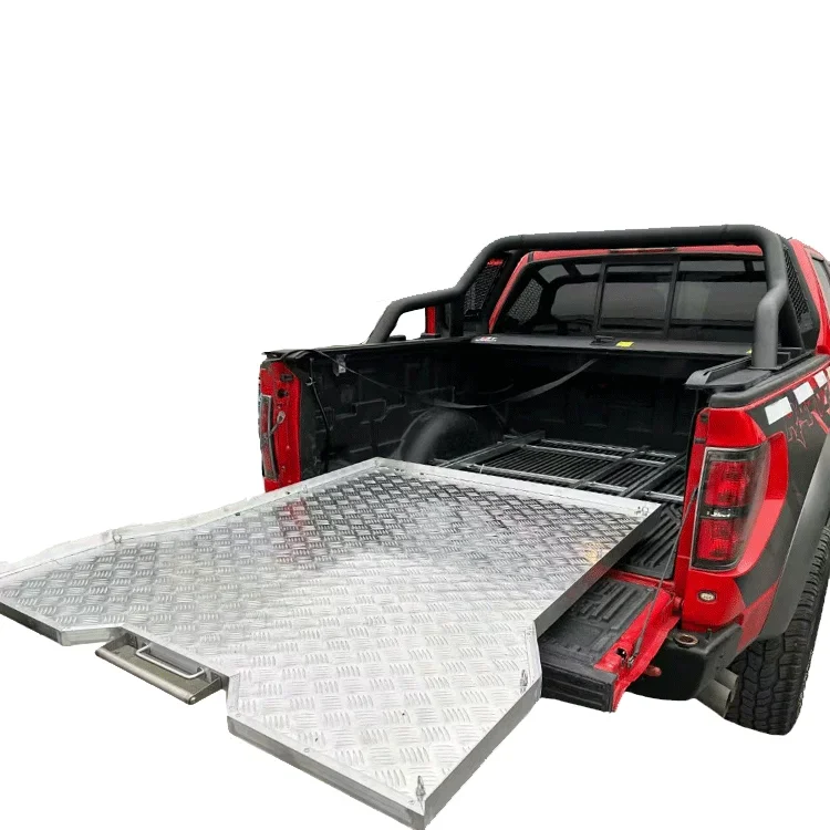 High Quality Factory Supply Truck Bed Overland Slider Drawer For Pickup Truck Dodge Ram 1500 Tundra F150 Tacoma Frontier Shark6
