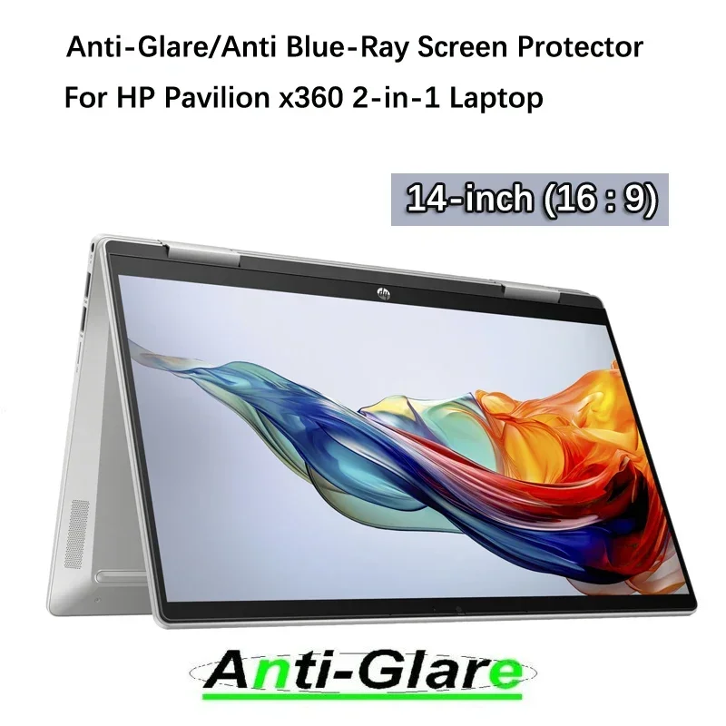 

2X Anti-Glare/Anti Blue-Ray Screen Protector for HP Pavilion x360 2-in-1 Laptop 14t-ek200 14t-ek1000 14-ek2087nr 14" 16:9