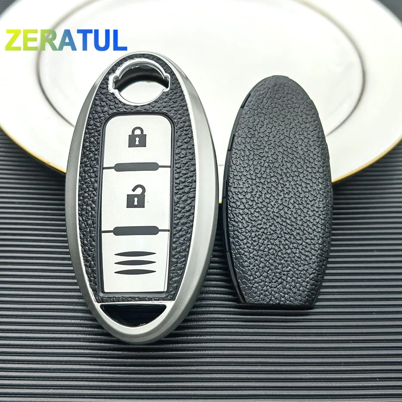For Nissan Qashqai Juke J10 J11 X-Trail T32 T31 Kicks Tiida Pathfinder Note For Infiniti TPU Car Remote Key Case Cover Shell Fob